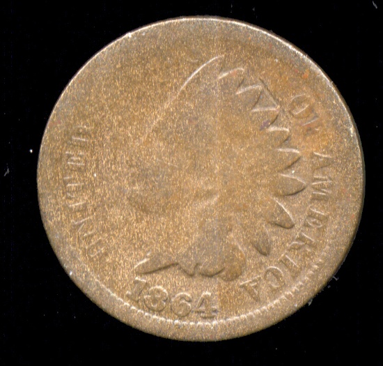 1864 ... Indian Head Penny / Cent