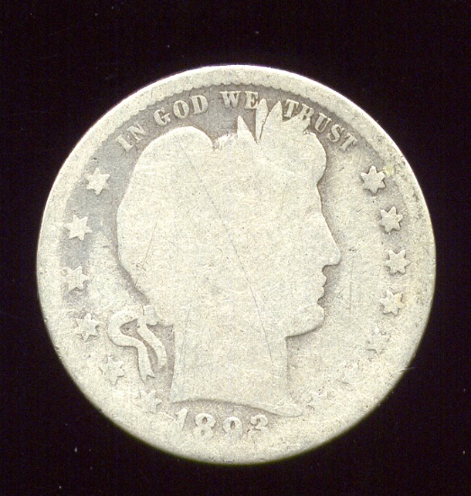 1893 ... Barber Quarter