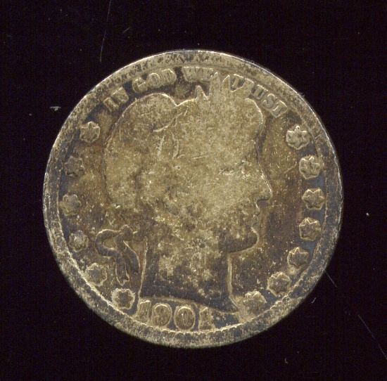 1901 ... Barber Quarter