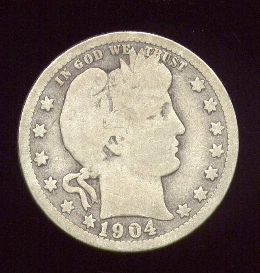 1904 ... Barber Quarter