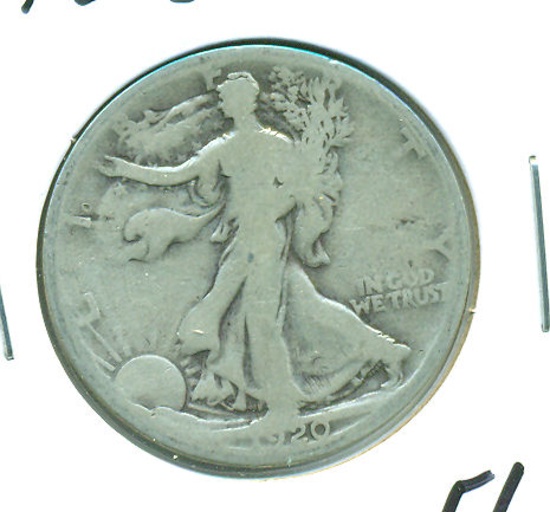 1920-S WALKING LIBERTY HALF