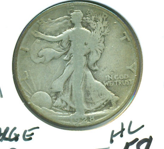 1928-S WALKING LIBERTY HALF