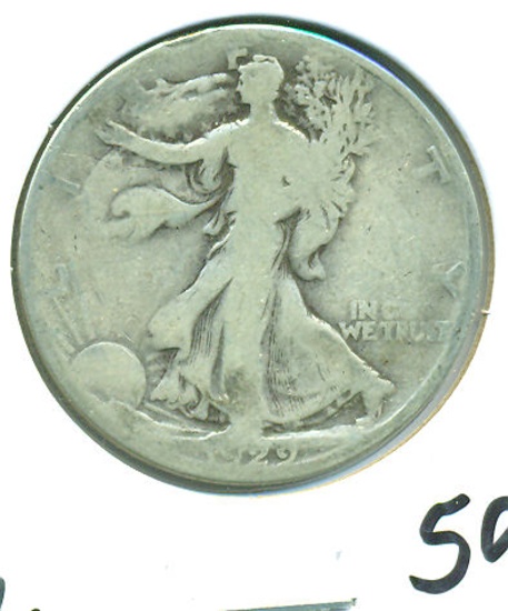 1929-S WALKING LIBERTY HALF