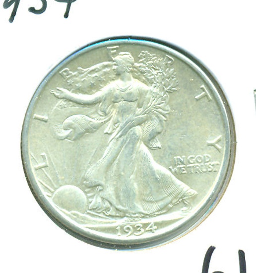 1934 WALKING LIBERTY HALF