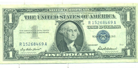 SERIES 1957 SILVER CERTIFICATE