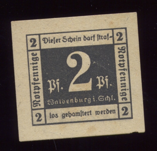 1921 Notgeld ... Old German Money
