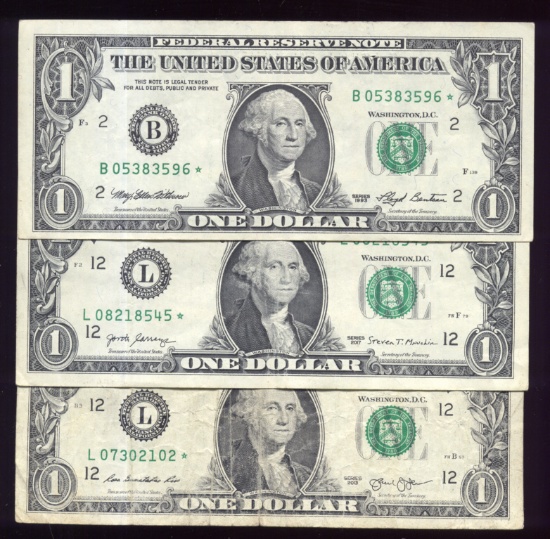 3 Star Notes ... B 1993 ... L 2013 ... L 2017