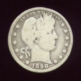 1898 ... Barber Quarter