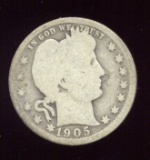 1905 ... Barber Quarter