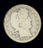 1909-D ... Barber Quarter