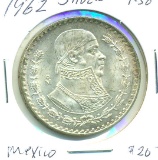 1962 MEXICO SILVER PESO