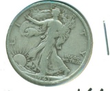 1943-S WALING LIBERTY HALF DOLLAR