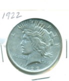1922 PEACE SILVER DOLLAR