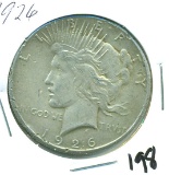 1926 PEACE SILVER DOLLAR