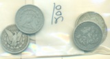 5 MORGAN SILVER DOLLARS