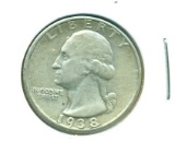 1938-S WASHINGTON QUARTER