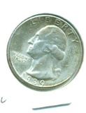 1939-D WASHINGTON QUARTER