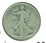 1918 WALKING LIBERTY HALF