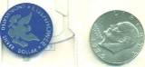 1974-S 40% SILVER UNC IKE DOLLAR