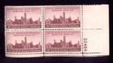 OLD 3 Cents Stamps ... Plate Block of 4 ... Post Office Fresh ... MNH