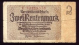 2 Renten Marks ... Old German Bank Note
