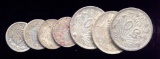 7 Silver Coins of Mexico