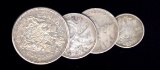 4 Silver Coins of the World