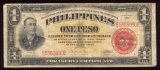 1 Peos ... Red Seal ... Old Philippine Bank Note