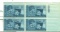 PLATE BLK OF 4 MNH 3c STAMPS