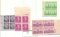 4 DIFF PLATE BLKS MNH STAMPS