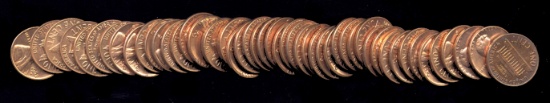 1962-D ... BU UNC Roll Lincoln Pennies