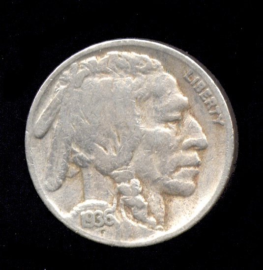 1936-S ... Buffalo / Indian Nickel