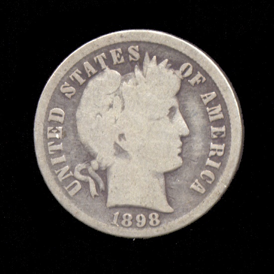 1898 ... Barber Dime