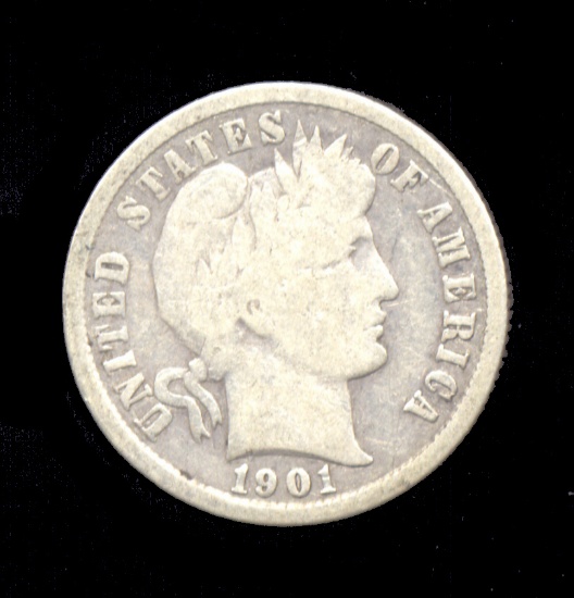 1901 ... Barber Dime