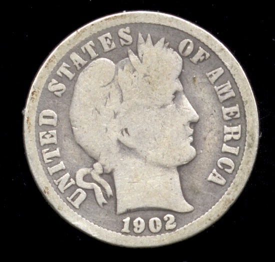 1902-O ... Barber Dime