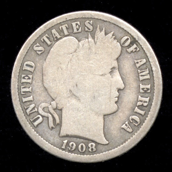 1908-S ... Barber Dime