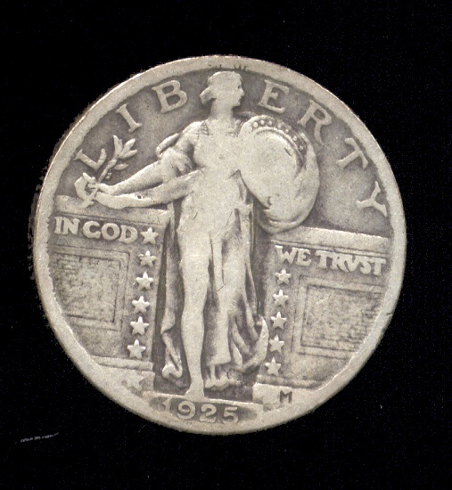 1925 ... BOLD Date ... Standing Liberty Quarter