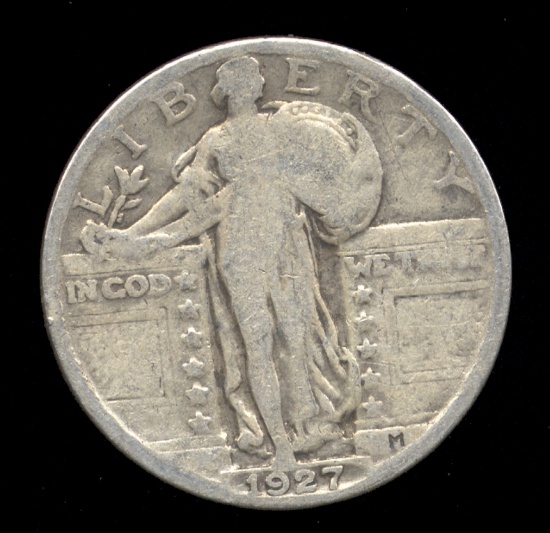 1927 ... BOLD Date ... Standing Liberty Quarter