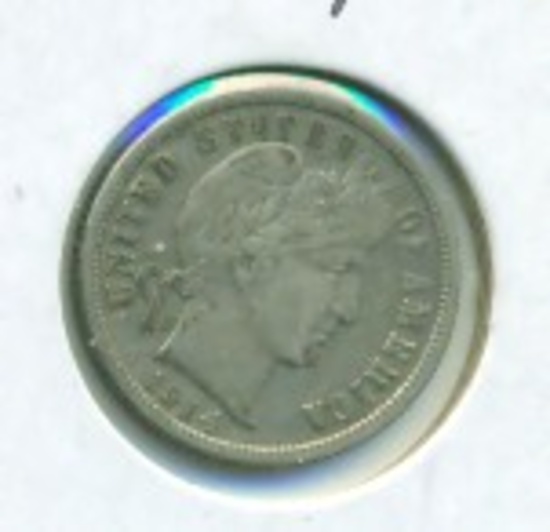1914 BARBER DIME