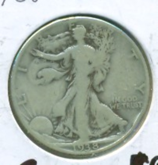 1938-D WALKING LIBERTY HALF