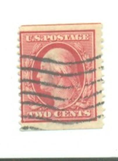 1909 2c COIL STAMP