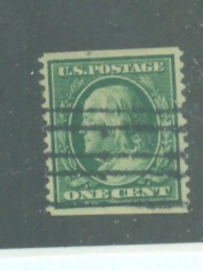 1910 1c COIL STAMP