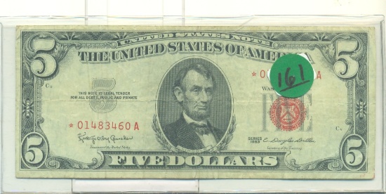 SERIES 1963 $5 U.S. STAR NOTE