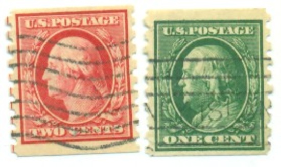 1910 COIL STAMPS