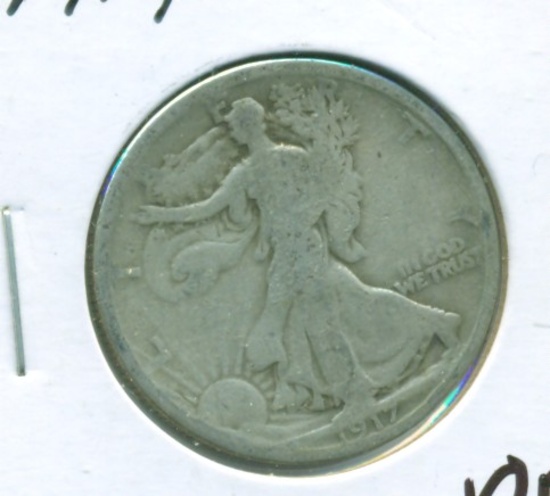 1917 WALKING LIBERTY HALF