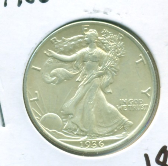 1936 WALKING LIBERTY HALF