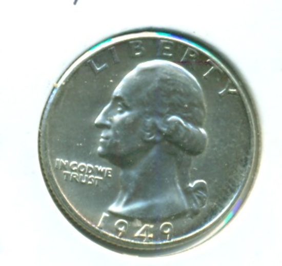 1949 WASHINGTON QUARTER