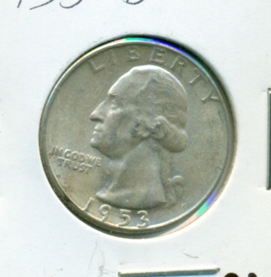 1953-D WASHINGTON QUARTER