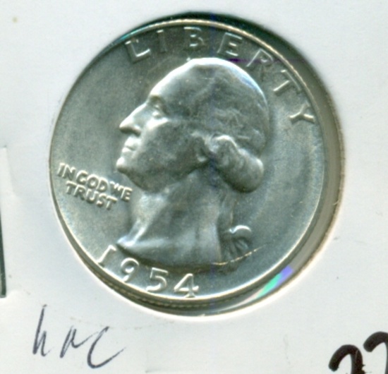 1954-S WASHINGTON QUARTER