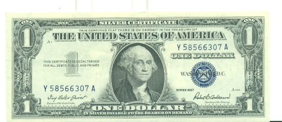 SERIERS 1957 $1 SILVER CERTIFICATE